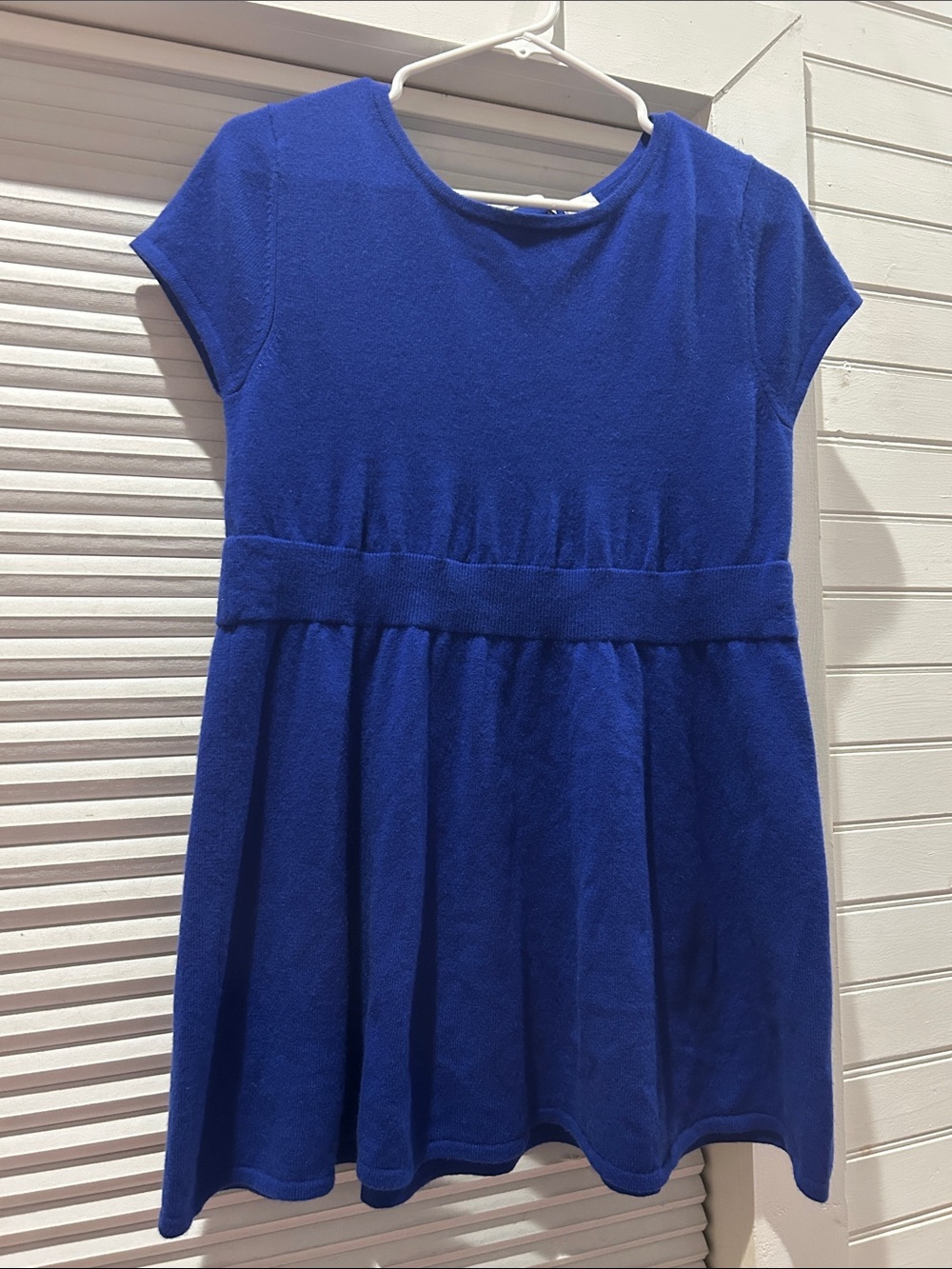 Autumn Cashmere | Babydoll Cashmere Mini Dress | Royal Blue | Size M | NWOT